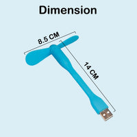 Flexible Neck Portable USB Mini Fan