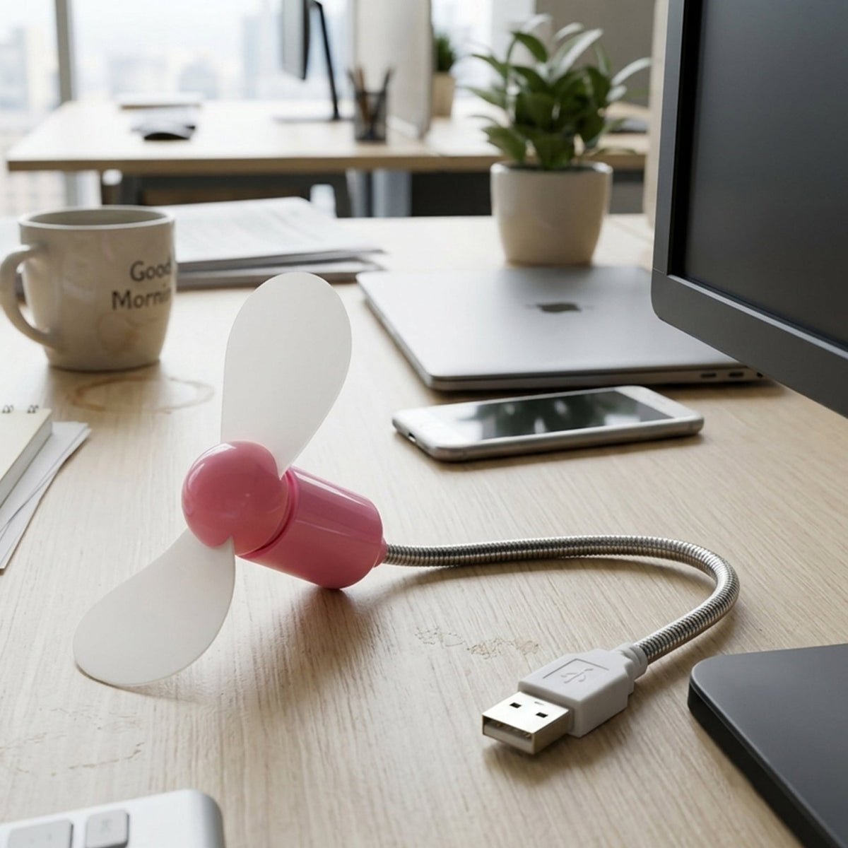 Flexible Gooseneck USB Mini Fan
