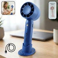 Rechargeable Mini Handheld Fan with Stand