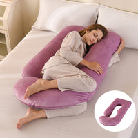 Ergonomic J-Shaped Maternity Pillow