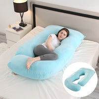 Ergonomic J-Shaped Maternity Pillow