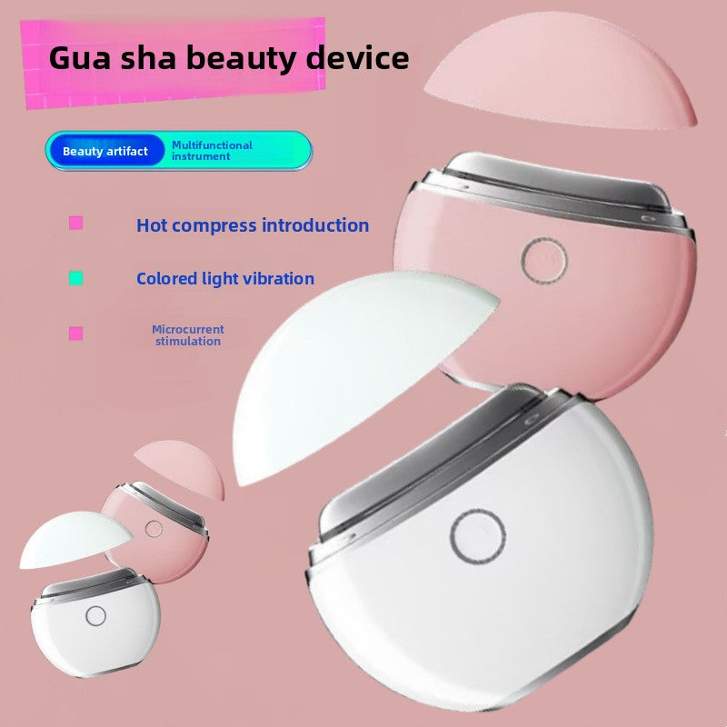 Electric Facial Massager with Heating and Vibration