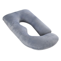 Ergonomic J-Shaped Maternity Pillow