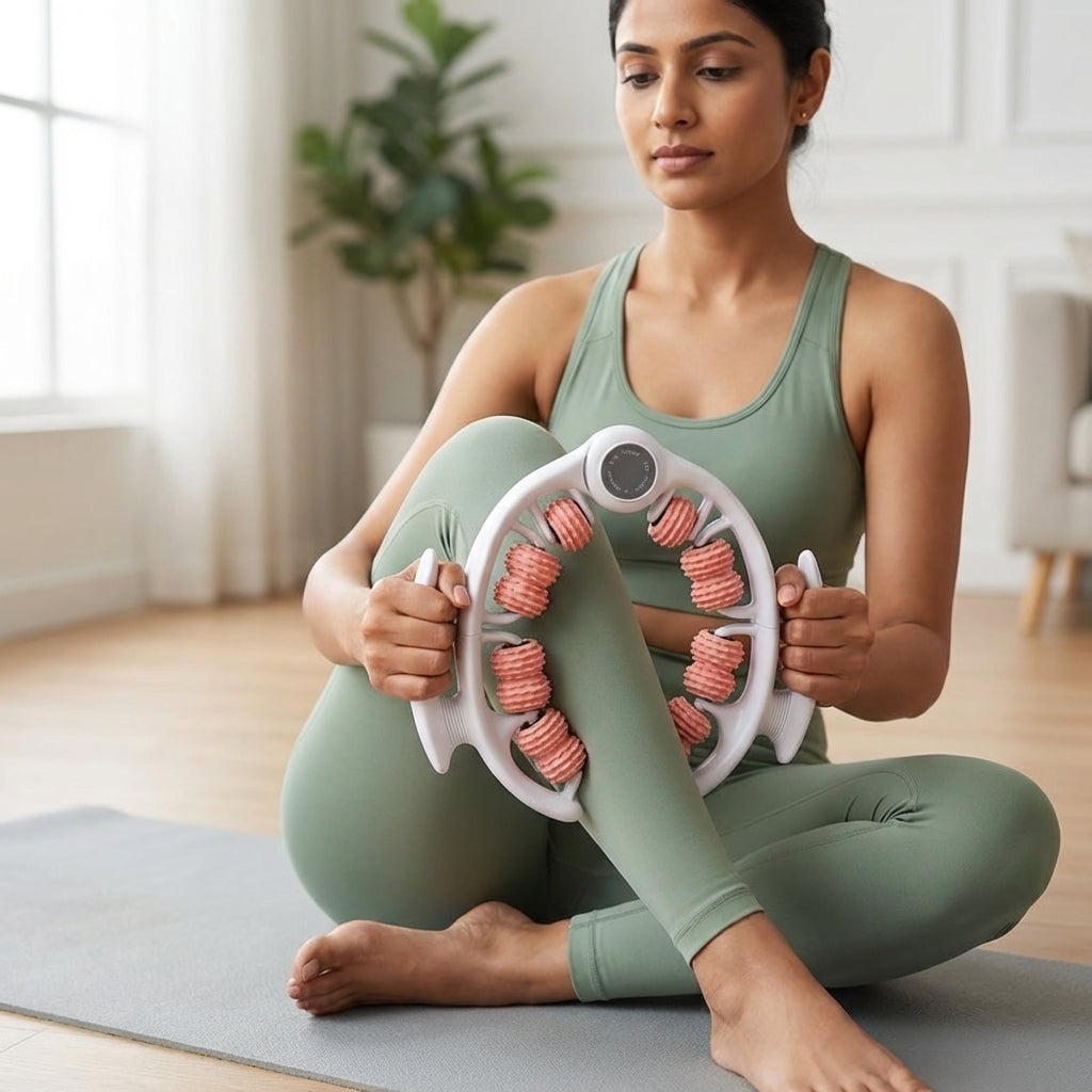 Detachable Ring Leg Massager Roller for Yoga Fitness