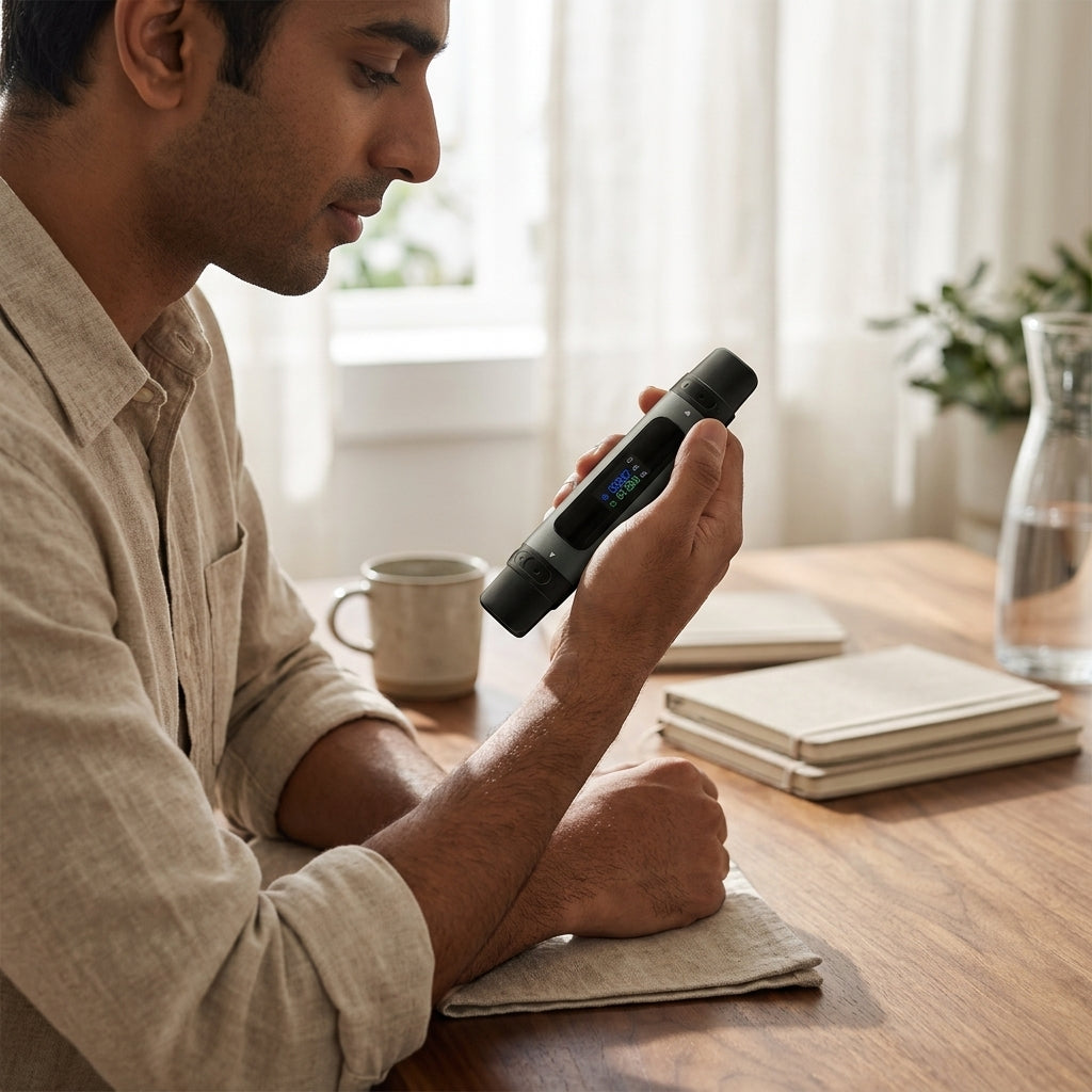 Abdominal Breathing Trainer with Vital Capacity Detection